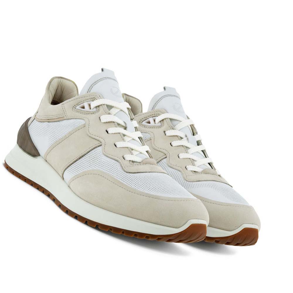 Ecco Astir Retro Sneakers Herr Beige Vita | SE 597FDN